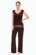 Піжама жіноча Effetto 03306P, brown (коричневий), 3XL