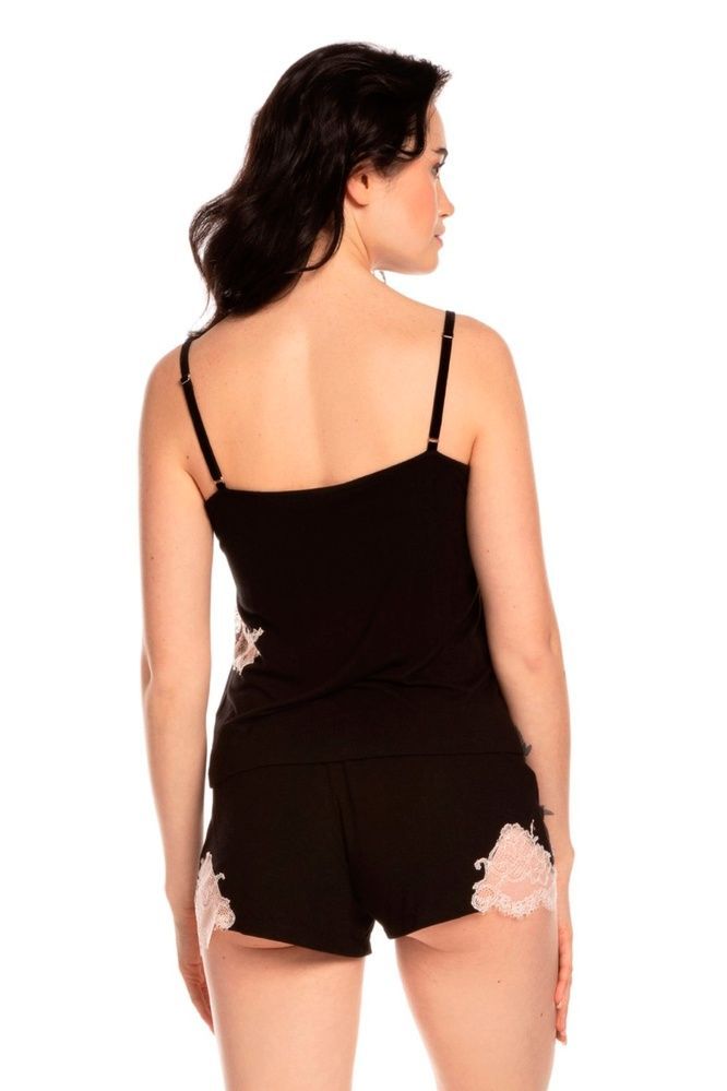 Пижама женская Effetto 03163PO, чорний*, 3XL