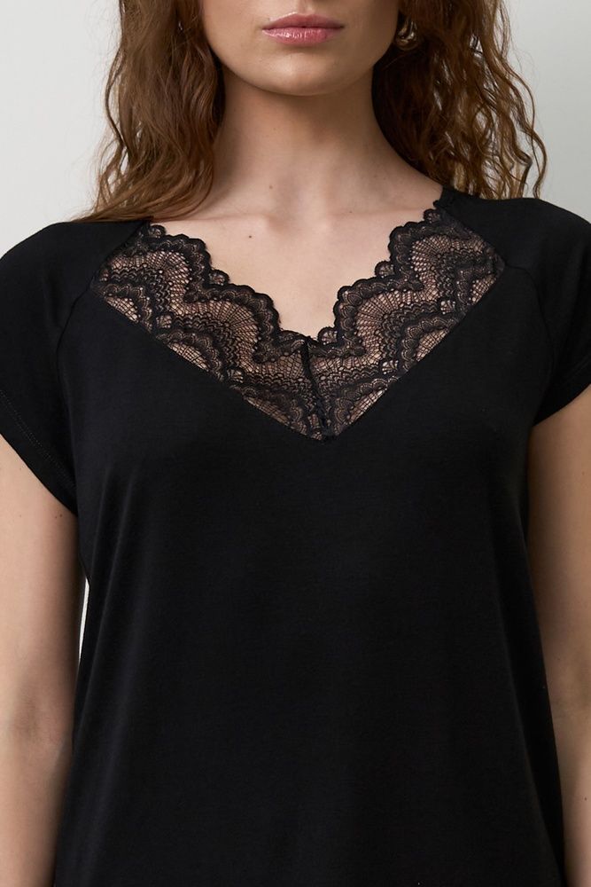Піжама жіноча Effetto 02103, Black (чорний), S