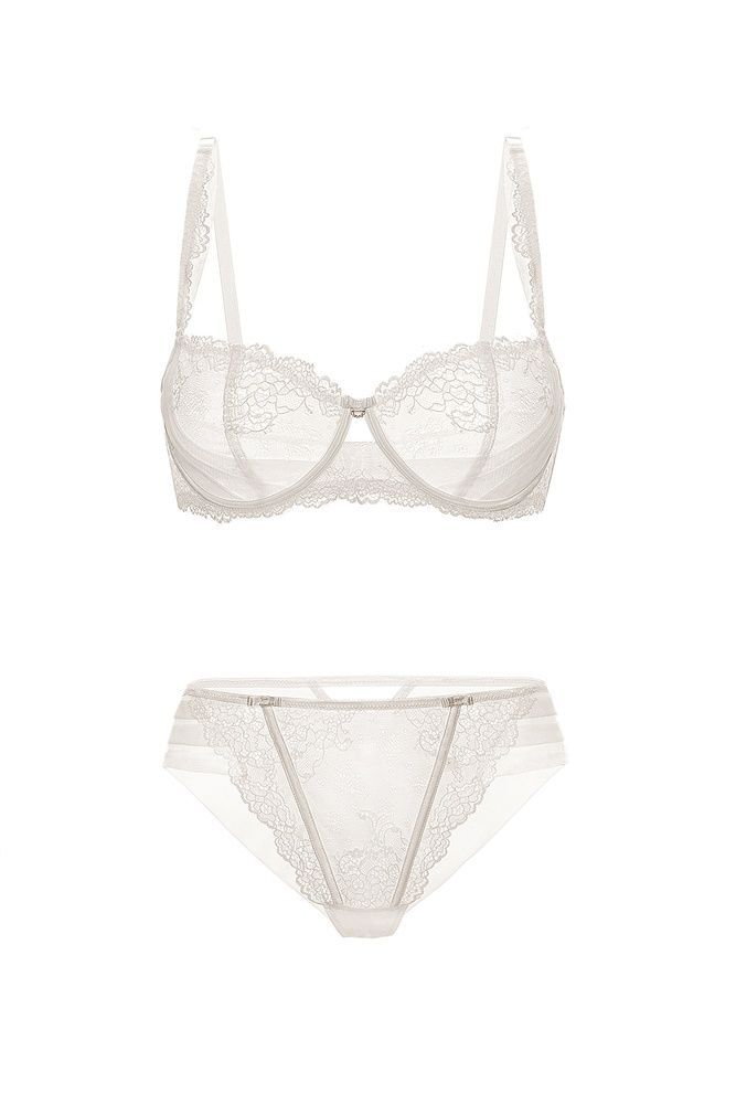 Бюстгальтер-бралет з м'якою чашкою Gracija-Rim Pearl Rose 75202, молочний, 80, C