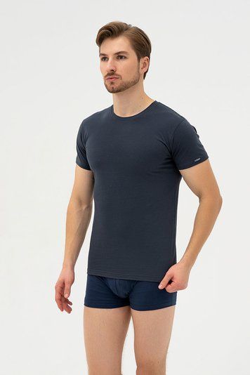 Футболка мужская Cornette 202 NEW 4-5XL, графитовый, 5XL