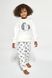 Пижама для девочек Cornette 142 Forest dreams 977-21, бежево-серый, 98-104