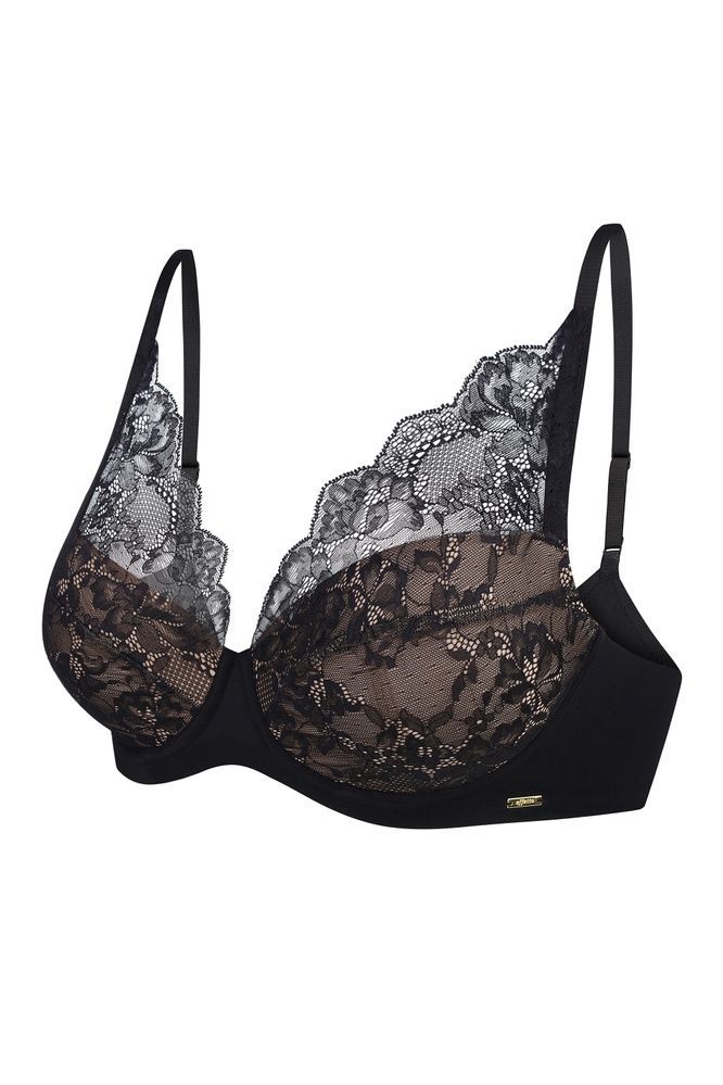 Бюстгальтер зі з'ємними вкладишами пуш-ап Effetto CAMILLA 021 010, Black (чорний), 70, B