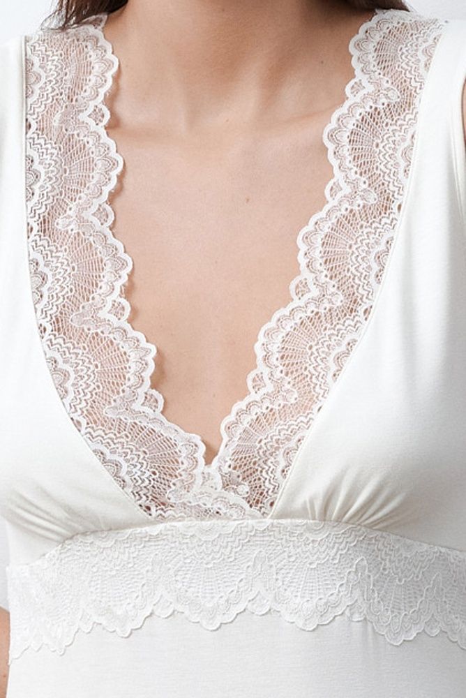 Нічна сорочка жіноча Effetto 02112IM, ivory (айворі), 3XL