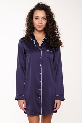 Ночная рубашка женская LingaDore 6203PD, блакитний, 3XL