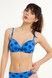Бюстгальтер купальний з формованою чашкою LingaDore 4109BT, Blueberry dots (синій), 70, A
