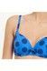 Бюстгальтер купальний з формованою чашкою LingaDore 4109BT, Blueberry dots (синій), 70, A