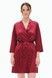 Халат жіночий Effetto S03200Р, burgundy (бордовий), 3XL
