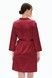 Халат жіночий Effetto S03200Р, burgundy (бордовий), 3XL