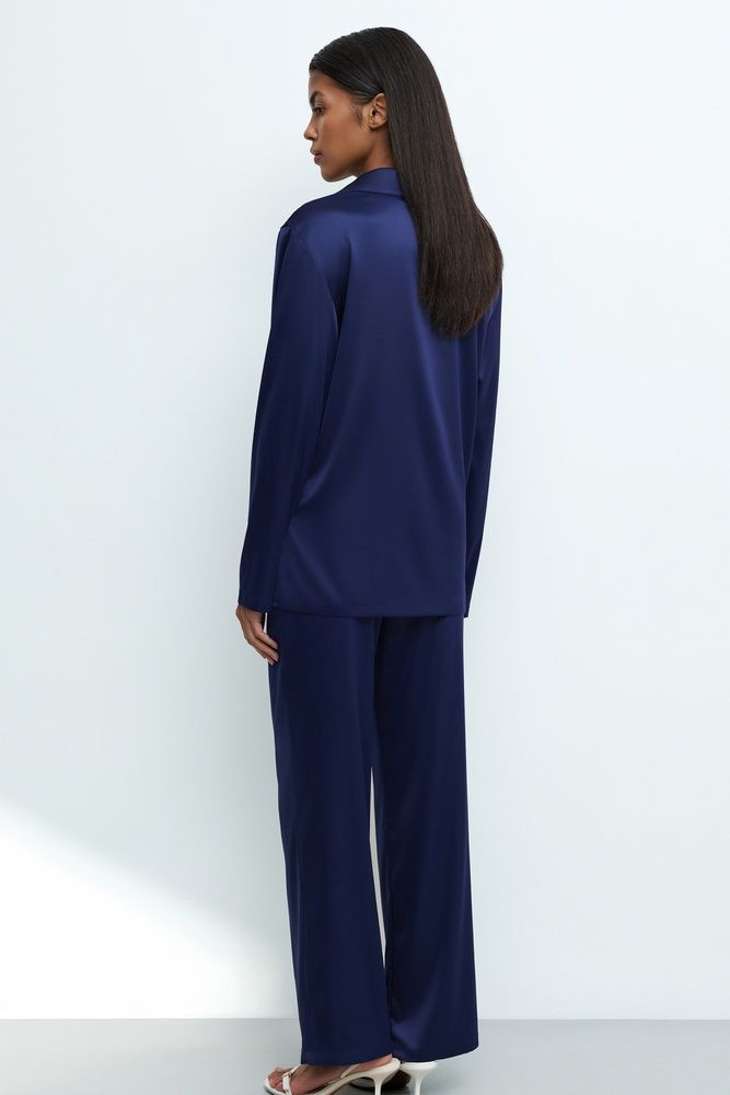 Піжама жіноча Effetto S03401IM, navy (синій), 3XL