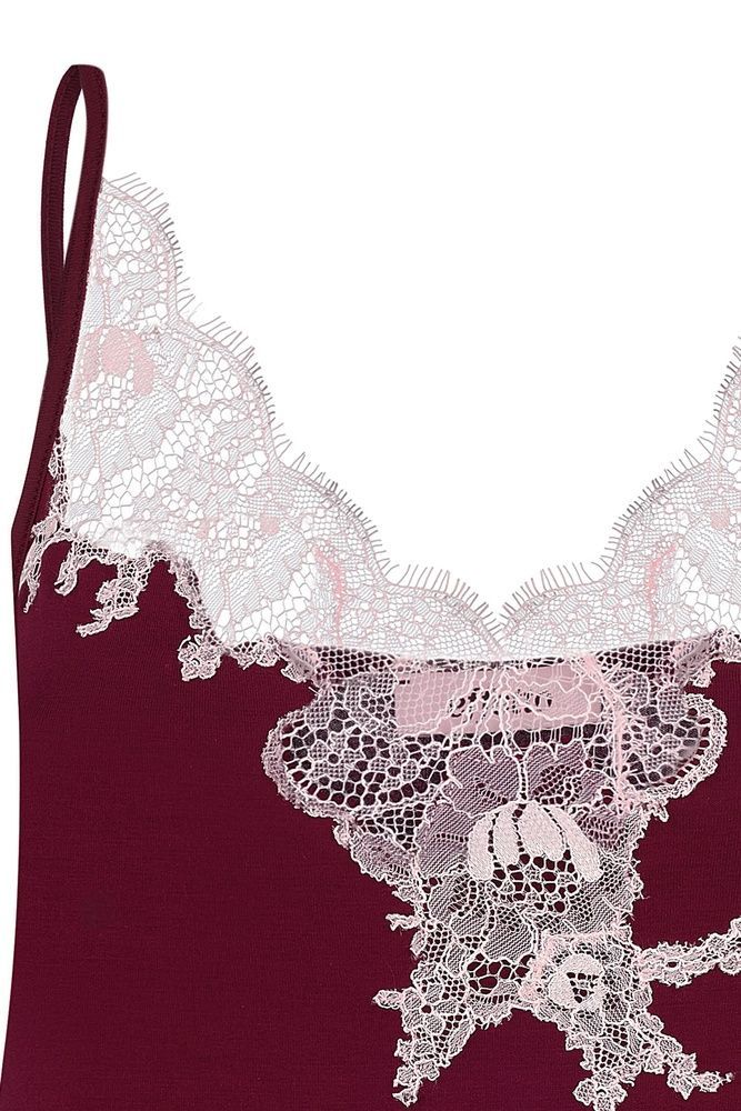Піжама жіноча Effetto 03163/1IM, cherry lacquer (бордо), 6XL