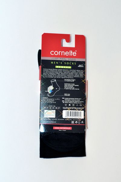 Носки мужские Cornette Bamboo, черный, 39-41