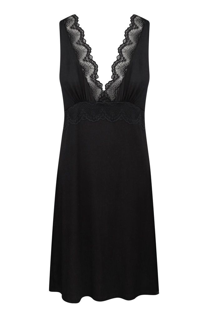 Нічна сорочка жіноча Effetto 02112P, Black (чорний), 3XL