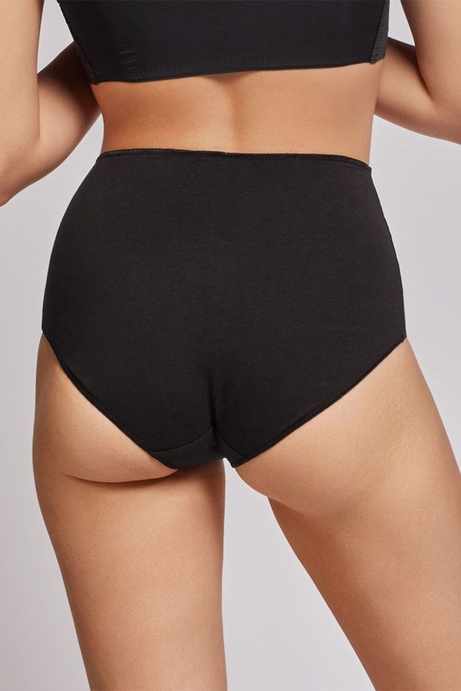 Набір трусів-міді жіночих 6 шт Gisela 225P6, Black (чорний), L
