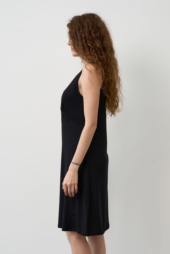Нічна сорочка жіноча Effetto 02112P, Black (чорний), 3XL
