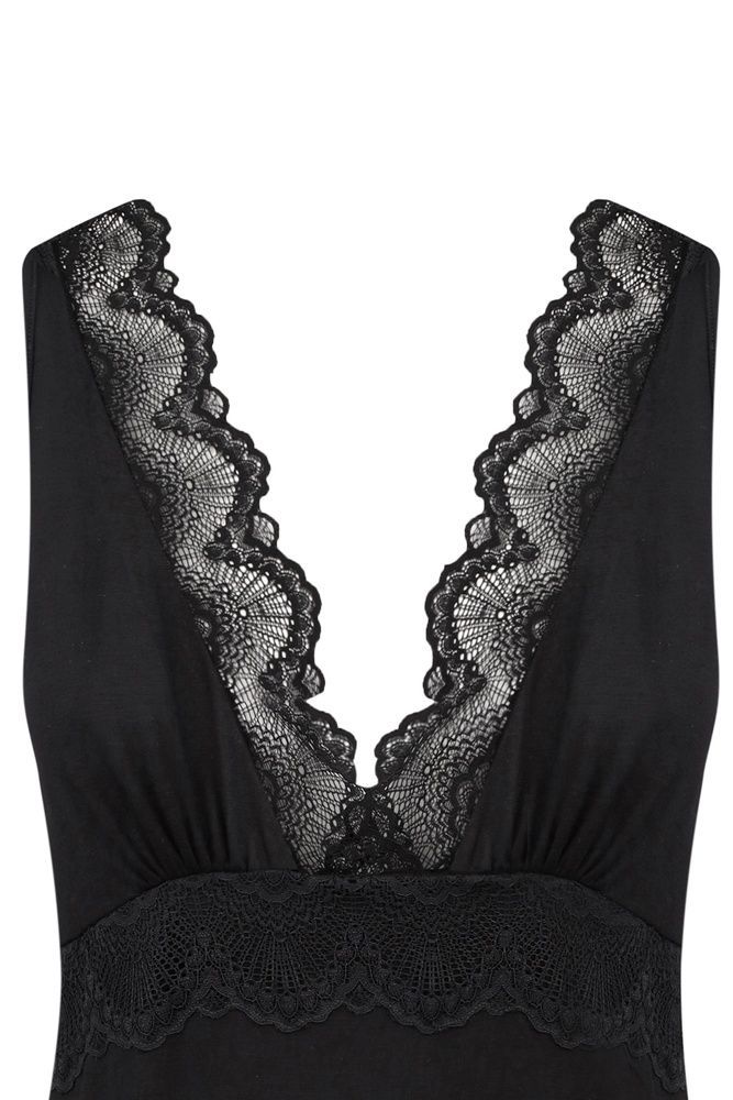 Нічна сорочка жіноча Effetto 02112P, Black (чорний), 3XL