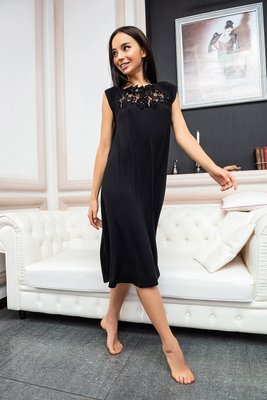Нічна сорочка жіноча Effetto 03109, Black (чорний), M
