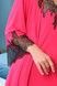 Халат жіночий Effetto 03332O, fuchsia/black (фуксія-чорний), L